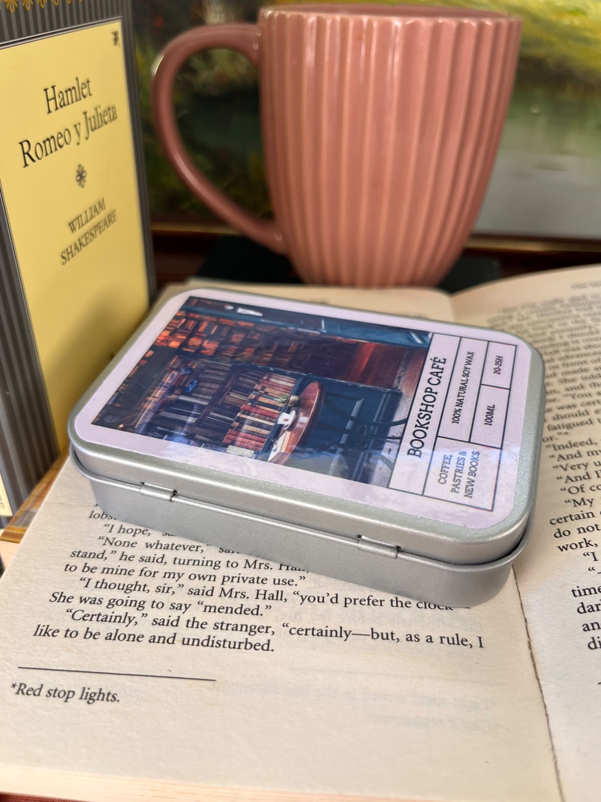 BOOKSHOP CAFÉ · Vela de Soja Natural - Imagen 5
