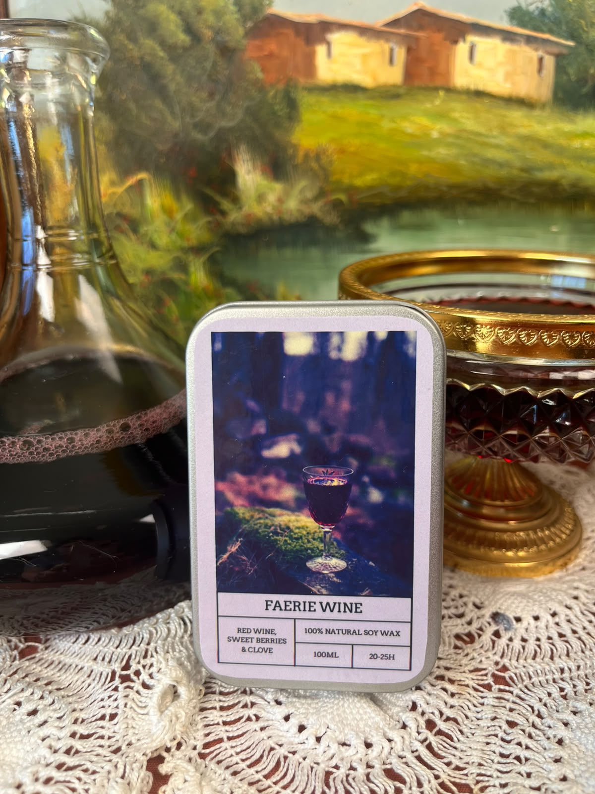 FAERIE WINE · Vela de Soja Natural