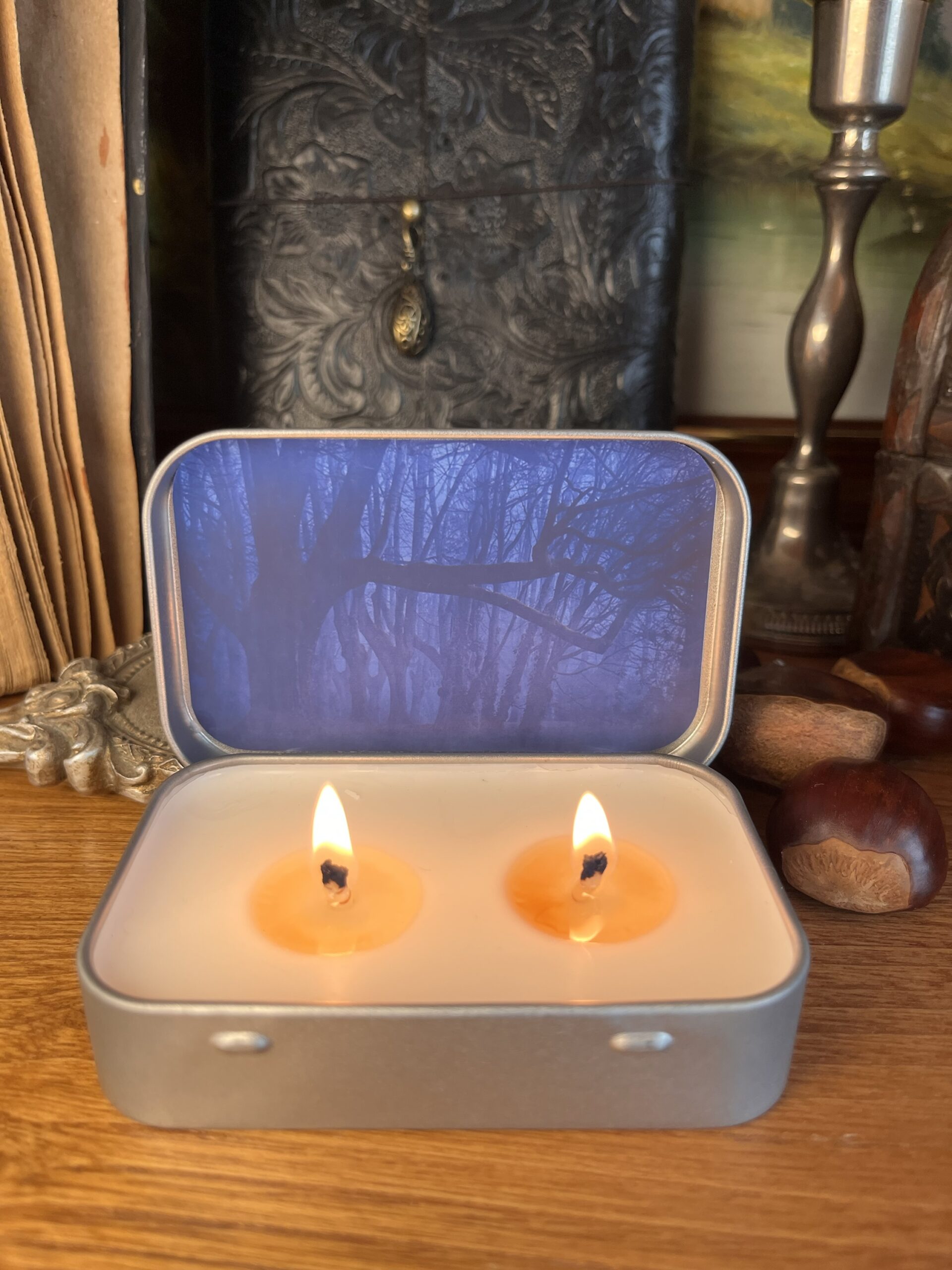 Set de Velas de Otoño • Pack de 3 velas aromáticas otoñales - Imagen 13
